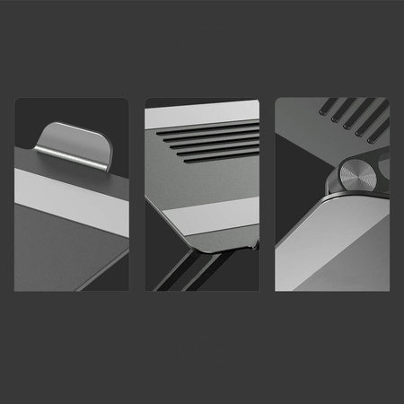 Podstawka Nillkin PRODESK Regulowana aluminiowa stojak szary pod laptopa