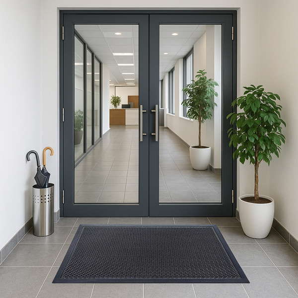 STRADO doormat 3d mesh under shoe door rubber mat 80x150 thick XL