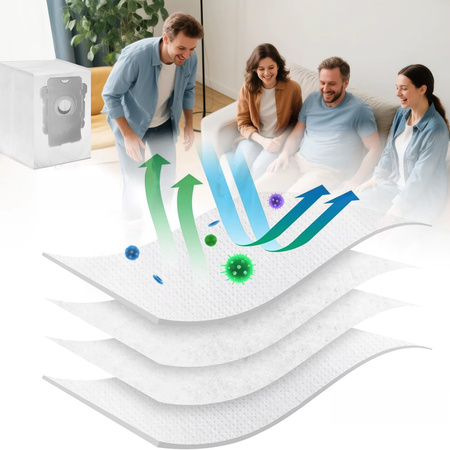 6x worki na brud do odkurzacza iRobot Roomba S9/ S9+ Plus  zamiennik