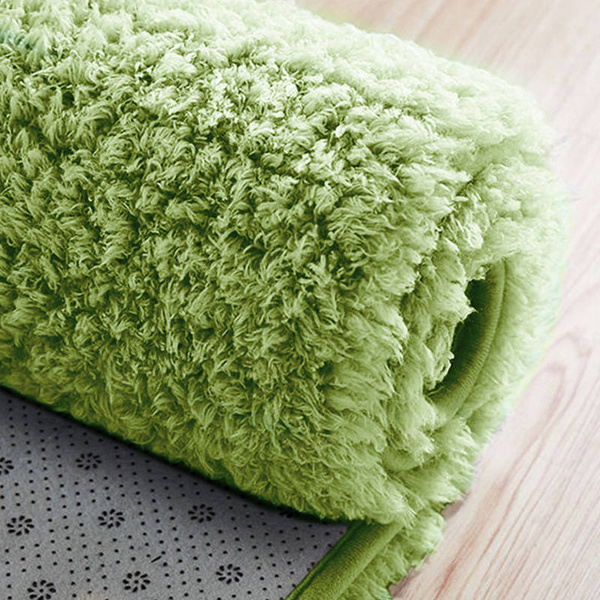 Dywan Alpaca 80x150 cm, zielony AlpacaGreen - miękki do salonu i sypialni