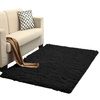 Shaggy Strado room carpet 200x200 BlackSky (Black)