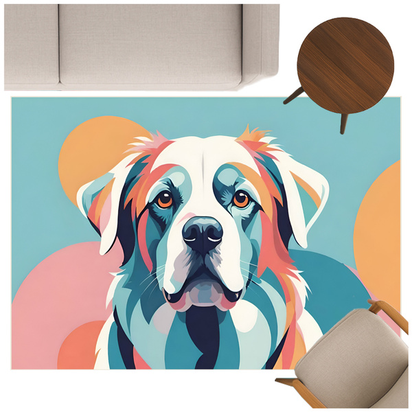 Dywan gamingowy 3D ColorDog 100x150 cm - nowoczesny wzór 3D do pokoju gracza