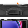 Etui Armor z uchwytem i paskiem do Galaxy Tab S9/ S9 FE (Czarne)