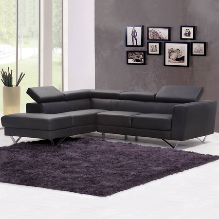 Dywan pokojowy Shaggy Strado 160x230 Grey-Purple (Szary-fiolet)