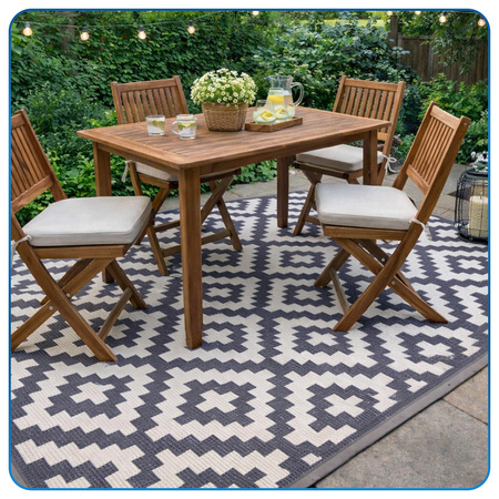 Dywan zewnętrzny Malta 160x230 cm tarasowy wodoodporny na taras balkon do ogrodu