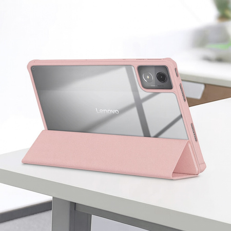 Etui z podstawką Clear Pencil do Lenovo Tab K11 Plus 11.45" TB352FU (Różowe)