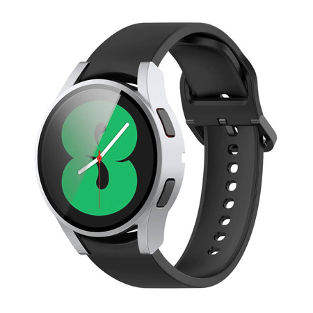 Etui obudowa 2w1 ze szkłem do Samsung Galaxy Watch 4 40 (Bezbarwne)