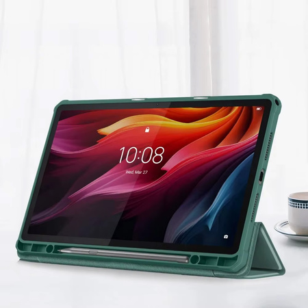 Etui z podstawką Clear Pencil do Lenovo Tab K11 Plus 11.45" TB352FU (Zielone)