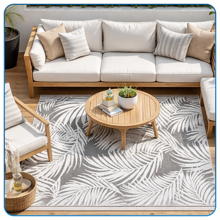 Dywan zewnętrzny 160x230 cm tarasowy wodoodporny na taras balkon do ogrodu