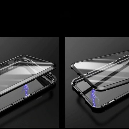 Etui Magnetyczne Front+Back do Apple iPhone 12/12 Pro (Niebieskie)