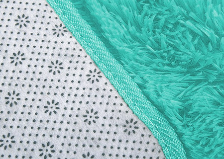 Dywan Shaggy antypoślizgowy nowoczesny salon miękki puszysty 80x150, niebieski