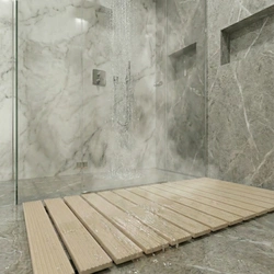 Mata łazienkowa antypoślizgowa do łazienki do wanny pod prysznic 43x90cm (Beżowa)