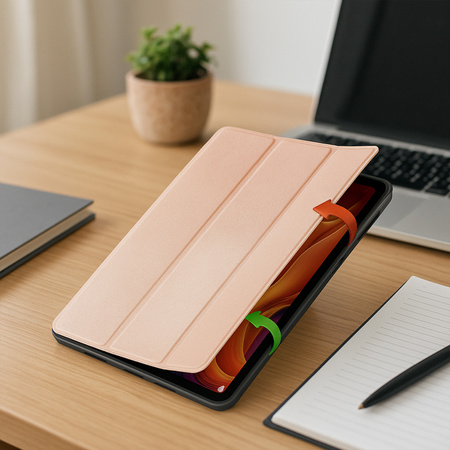 Etui Smart z klapką do Lenovo Tab K11 Plus 11.45" TB352FU (Różowe złoto)