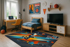 Dywan gamingowy 3D Strado BasketBall 140x200 cm nowoczesny z motywem sportowym do pokoju młodzieżowego