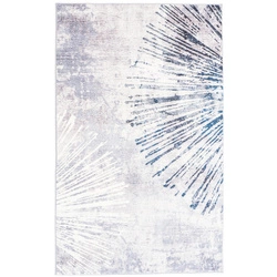 Dywan NOVO Strado nowoczesny do salonu delikatny szary wzór velvet Szary Błysk 140x200 cm