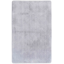 Dywan STRADO Rabbit 3D pluszowy miękki jak królik 80x150 Silver