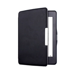 Etui Strap Case czarne do Kindle Paperwhite 1/2/3 z paskiem i funkcją usypiania