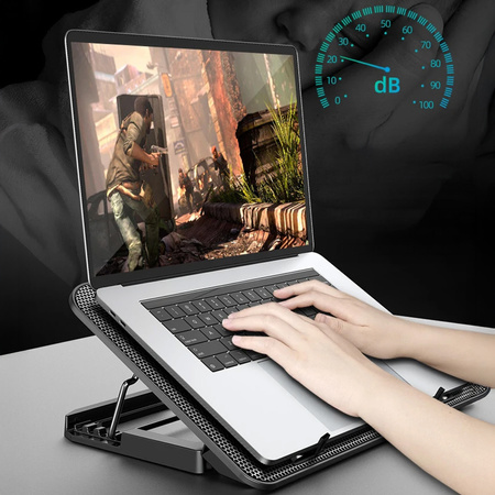 Strado Podkładka chłodząca do Laptopa LCP6 - Black