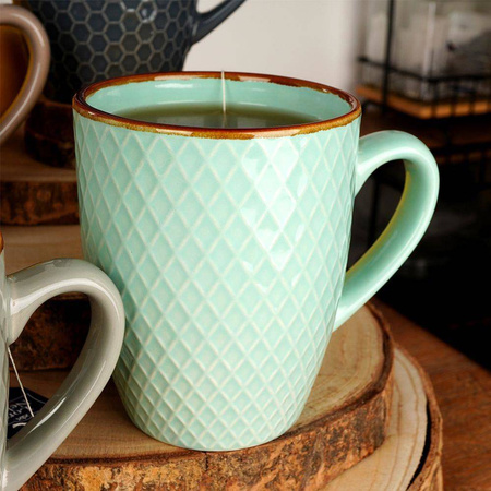 Kubek ceramiczny do picia kawy herbaty komplet kubków 4 sztuki 270 ml