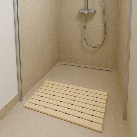 Mata łazienkowa antypoślizgowa 43x61cm ASM2- Beige