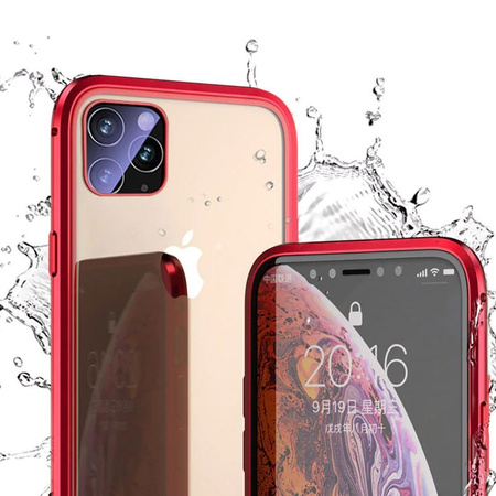 Etui Magnetyczne Front+Back do Apple iPhone 12/12 Pro (Niebieskie)
