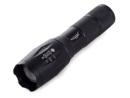 Latarka taktyczna Bailong z diodą LED cree zoom XM-L T6 model 1831