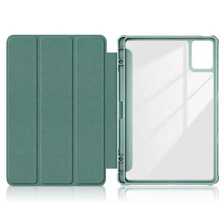 Etui z podstawką Clear Pencil do Lenovo Tab K11 Plus 11.45" TB352FU (Zielone)
