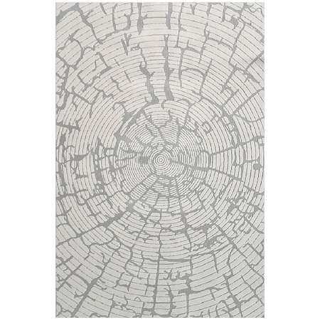 Dywan 140x200 do salonu pętelkowy duży japandi nowoczesny ciężki gruby POLO, szary