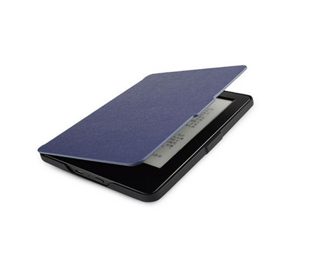 Etui Book Cover czarne do Kindle Paperwhite 1/2/3 z funkcją usypiania i eleganckim wykończeniem