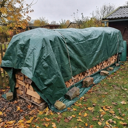 Plendeka 5x1,5 m duża gruba płachta mocna ochronna mrozoodporna wodoodporna