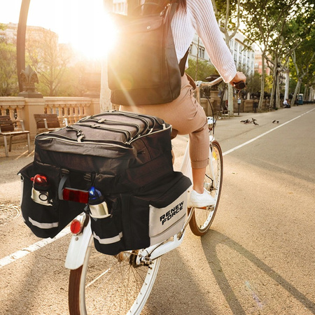 Sakwa rowerowa na bagażnik podwójna