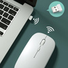 Bezprzewodowa mysz komputerowa Bluetooth z pasmem radiowym - CTMM (Zielona)