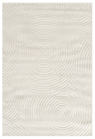 Dywan 160x230 do salonu pętelkowy duży japandi nowoczesny ciężki gruby POLO - Raining Grey (Szary)