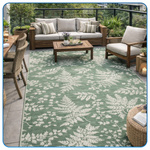 Dywan zewnętrzny Flora 120x170 cm tarasowy wodoodporny na taras balkon do ogrodu