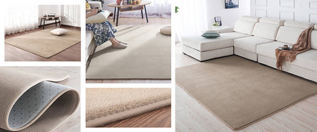 Dywan Polar 200x300 cm, beżowy PolarBeige - miękki do salonu i sypialni