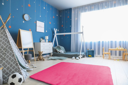 Dywan Rabbit futro królika antypoślizgowy nowoczesny pluszowy 60x120, różowy