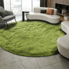 Shaggy Strado round carpet 180x180 GreenGrass (Green)