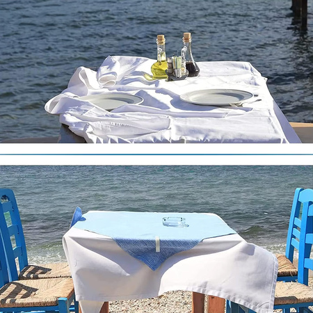 8x Klipsy STALOWE metalowe uchwyt klamra do obrusu stołu blatu, srebrne