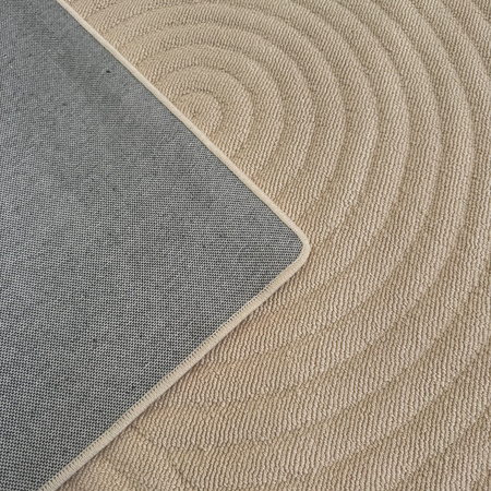 Dywan 160x230 do salonu pętelkowy duży japandi nowoczesny ciężki gruby POLO - Raining Camel (Beżowy)