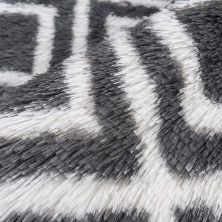 Dywan do salonu shaggy DECOR antypoślizgowy miękki puszysty modny 80x150 Black Cube