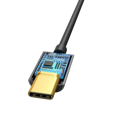 Adapter audio Baseus L54 USB-C + mini jack 3,5mm (czarny)