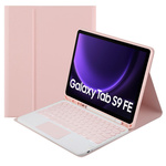 Etui kolorowe z klawiaturą touchpad do Samsung Galaxy Tab S9 FE 10.9 2023 SM-X510/ SM-X516/ S10 FE 2025 SM-X520/ SM-X526