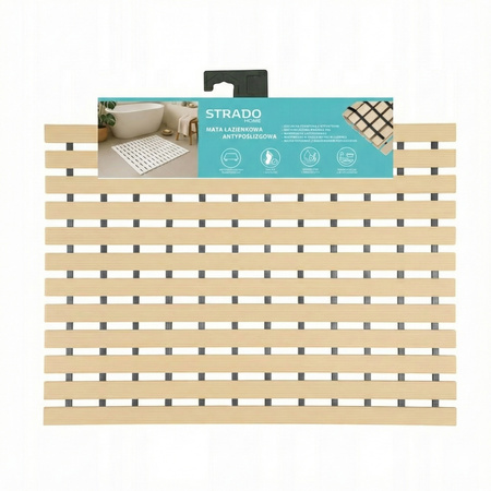 Mata łazienkowa antypoślizgowa 43x61cm ASM2- Beige
