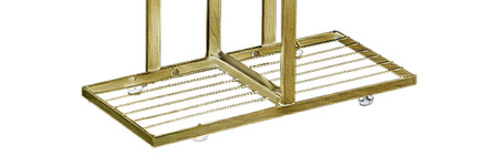 Metalowy duży kwietnik stojący na kwiaty rośliny 6 donic stojak 97cm XL, złoty