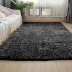Dywan Alpaca 180x260 cm, czarny - miękki, przyjemny w dotyku, do salonu i sypialni