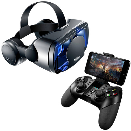 Zestaw Okulary goglr 3D VR VRG PRO PLUS + Gamepad Ipega PG-9076