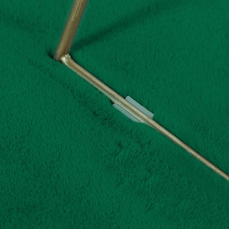 Dywan Rabbit futro królika antypoślizgowy nowoczesny miękki 200x200, zielony