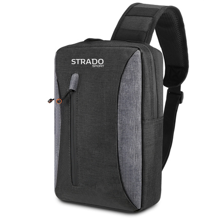 Duża torba na bagażnik 2w1 plecak na kierownicę rower hulajnoga 3L, czarna