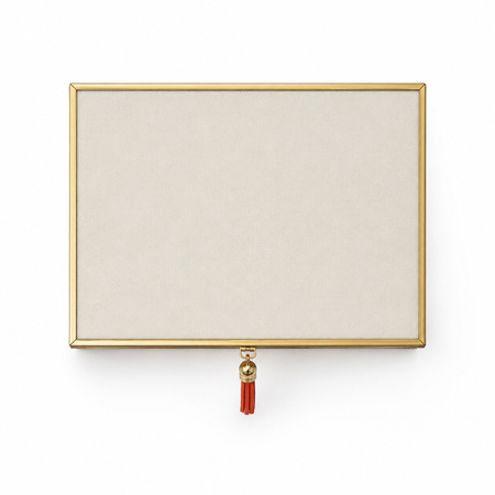 Szkatułka na biżuterię 18x13x7 cm 4ASS CLR Beige