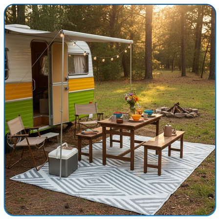 Dywan zewnętrzny Faro 90x150 cm tarasowy wodoodporny na taras balkon do ogrodu